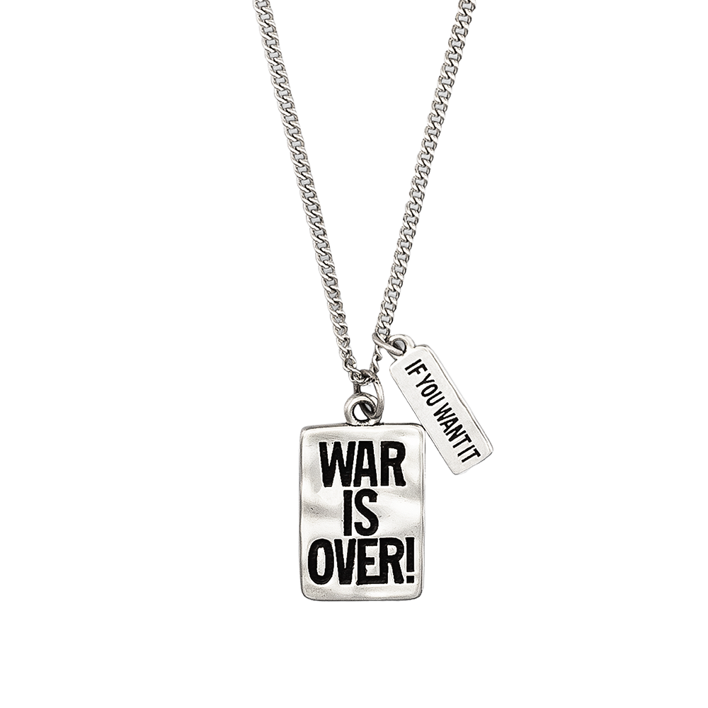 John Lennon War is Over Unisex Necklace 1