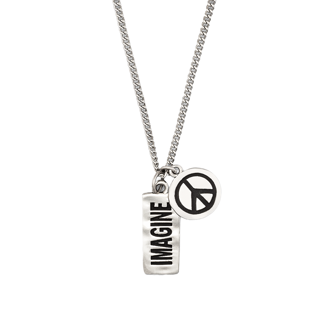 John Lennon Imagine Peace Unisex Necklace 2