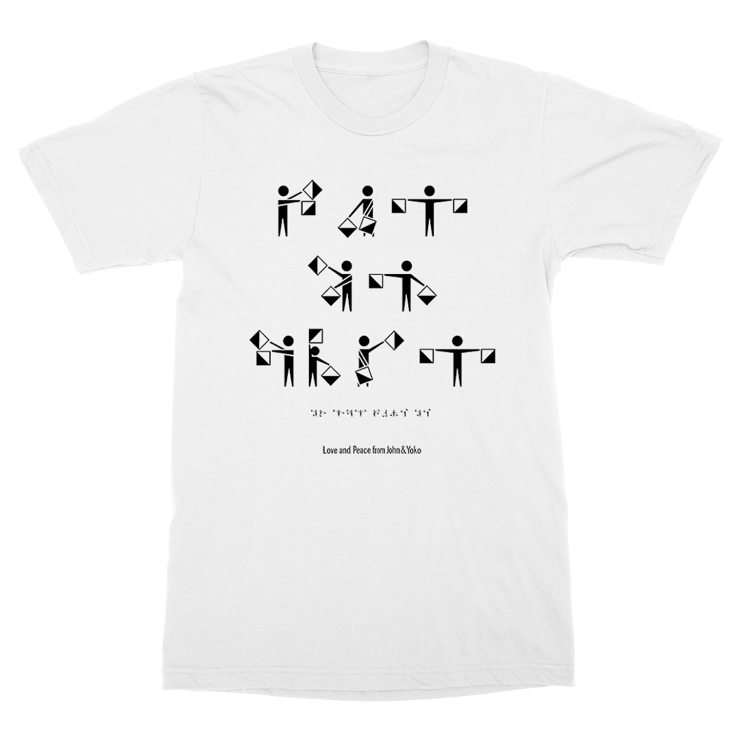 War Is Over T-Shirt - Semaphore - John Lennon Official Store