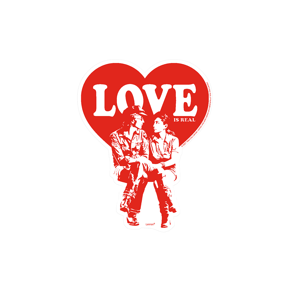Love Is Real Sticker - John Lennon Official Store