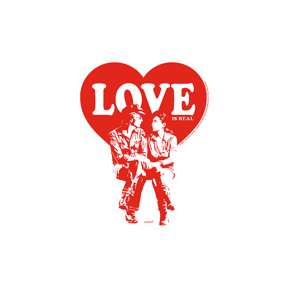 Love Is Real Sticker