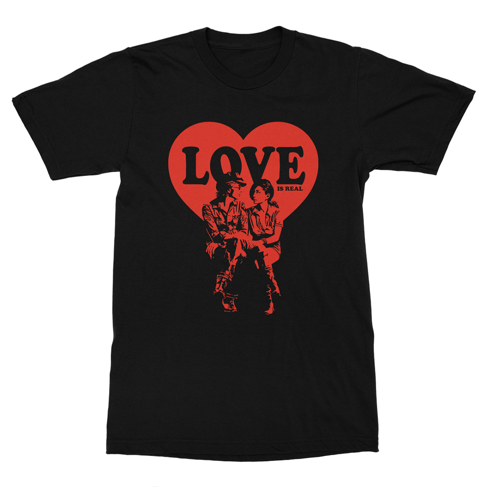 Love is Real T-Shirt (Black) - John Lennon Official Store