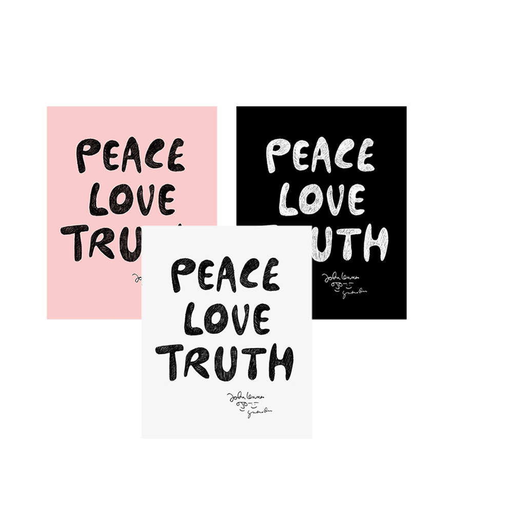 Peace Love Truth Poster 