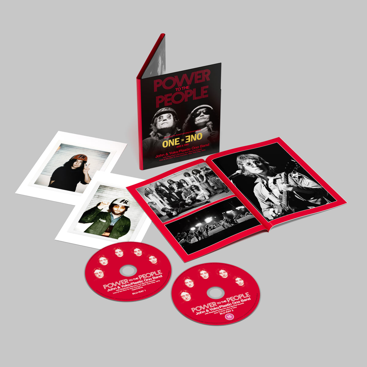 John Lennon - POWER TO THE PEOPLE - 2 x Blu-Ray Video Collector’s Edition