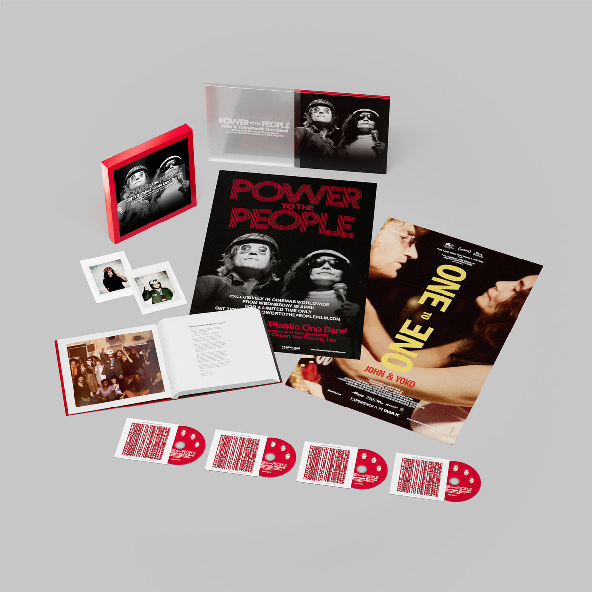 John Lennon - POWER TO THE PEOPLE - 4 x Blu-Ray Video Deluxe Box Set