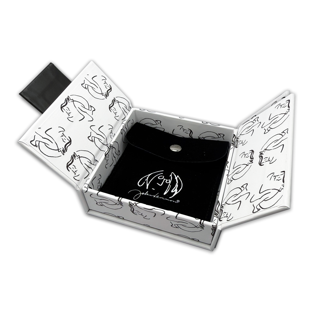 John Lennon Scribble Portrait Beaded Necklace 3