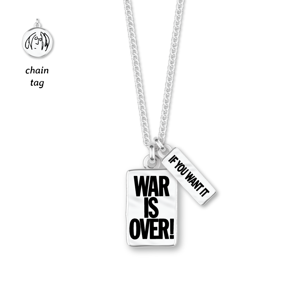 John Lennon War is Over Unisex Necklace