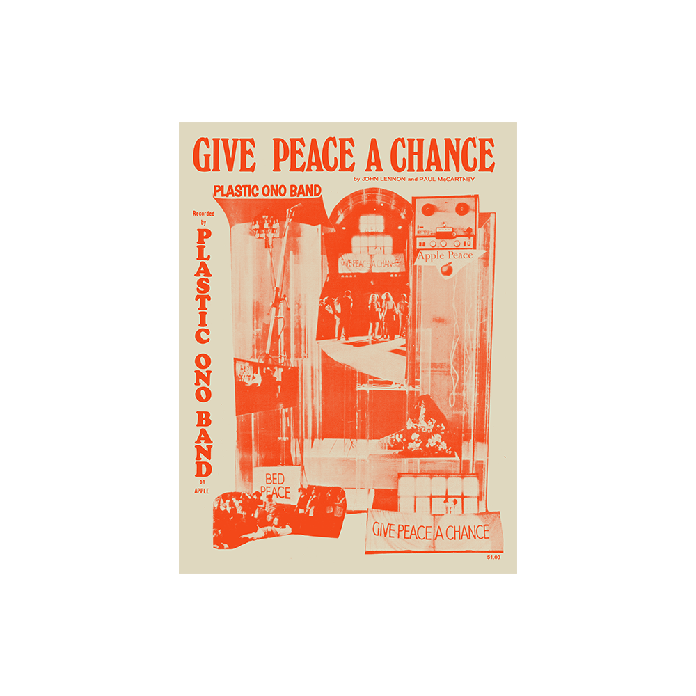 Give Peace a Chance Litho - John Lennon Official Store Give Peace a Chance Litho - John Lennon Official Store