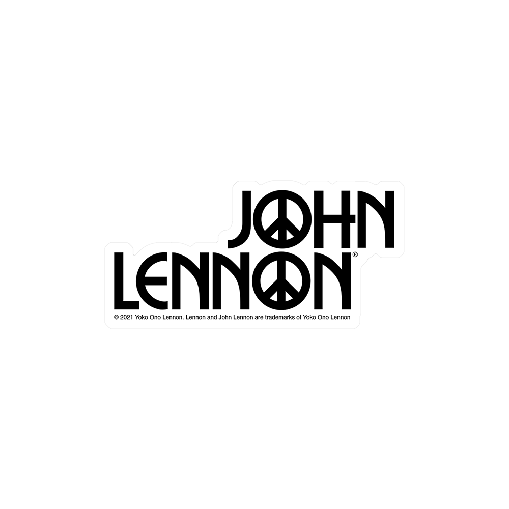John Lennon Logo Sticker