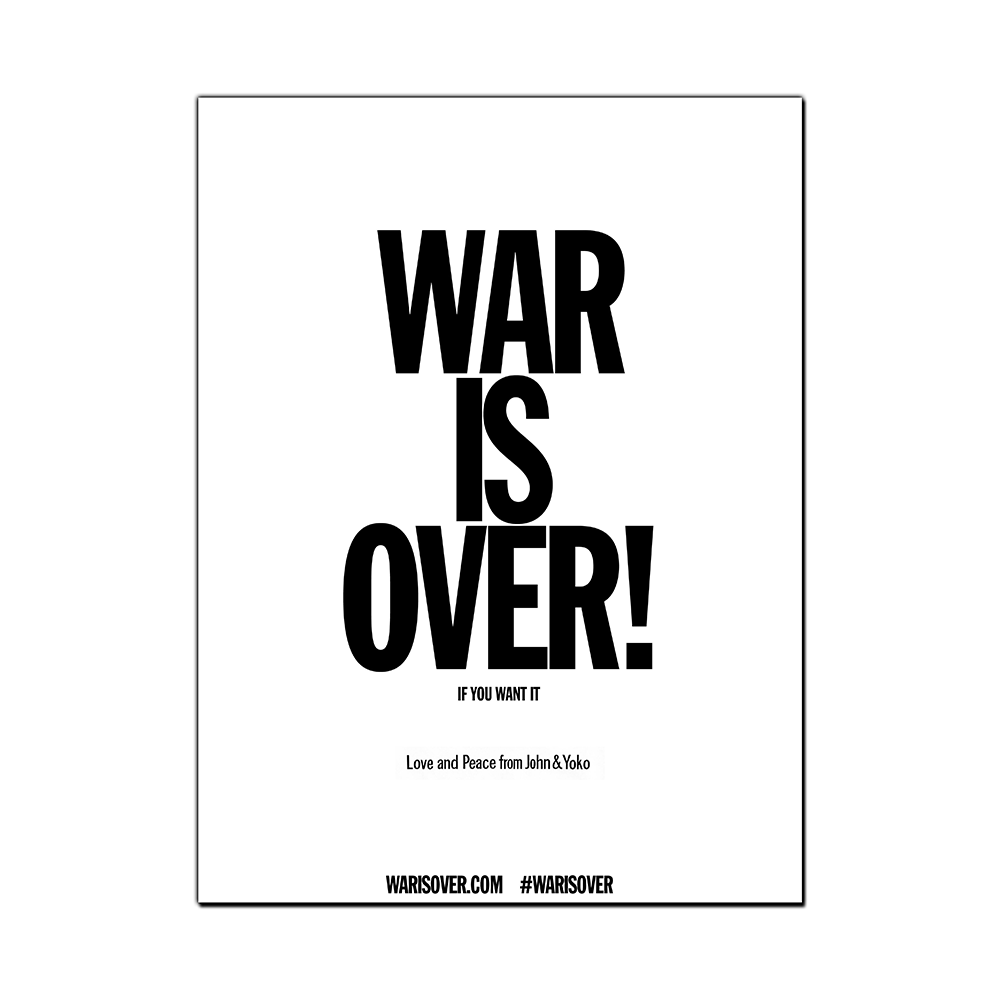 War Is Over Poster - JustPosters