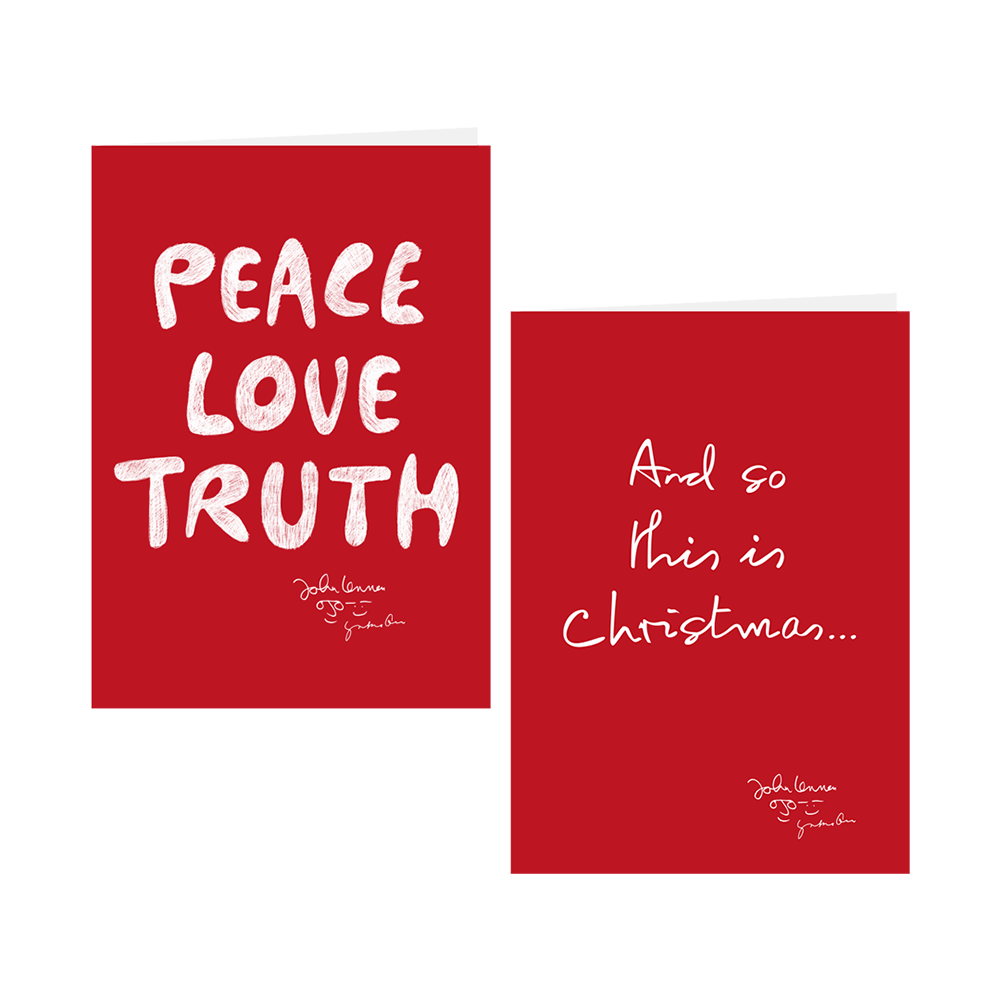 Peace Love Christmas Card Set