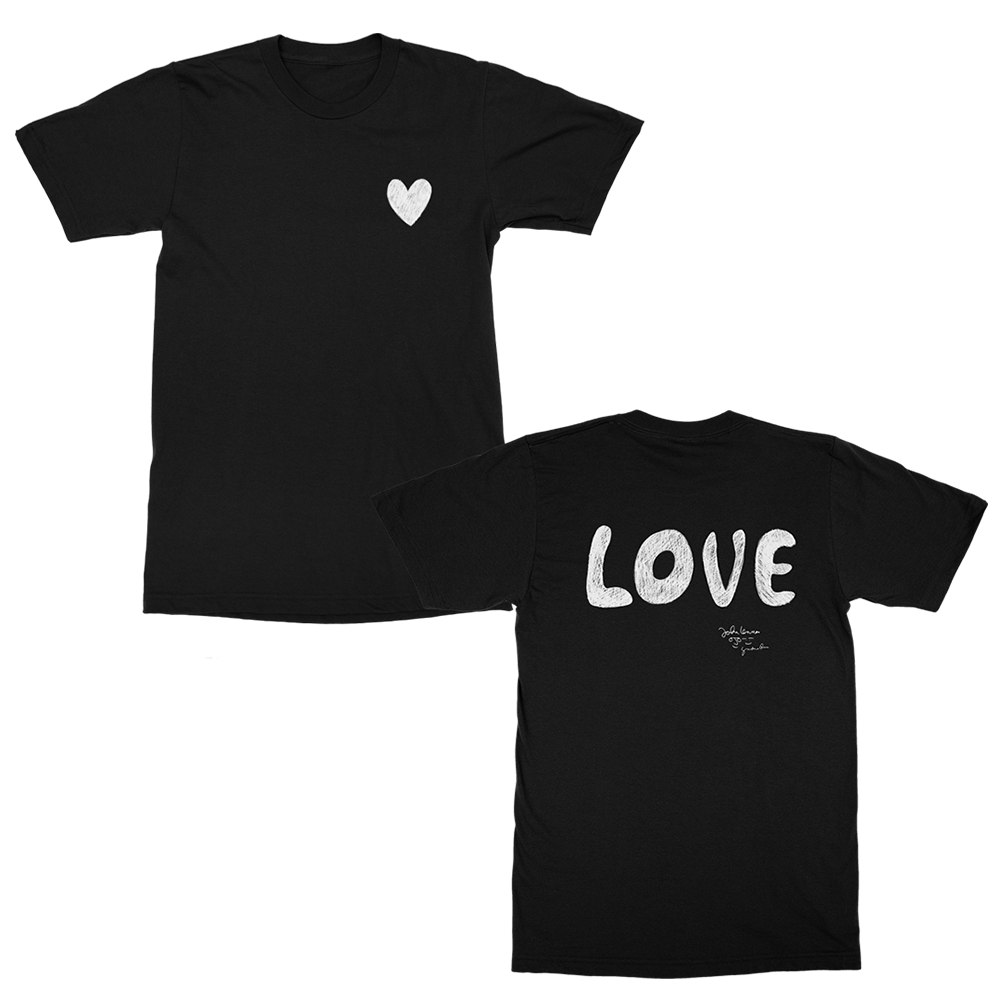 Love T-Shirt Black Both 