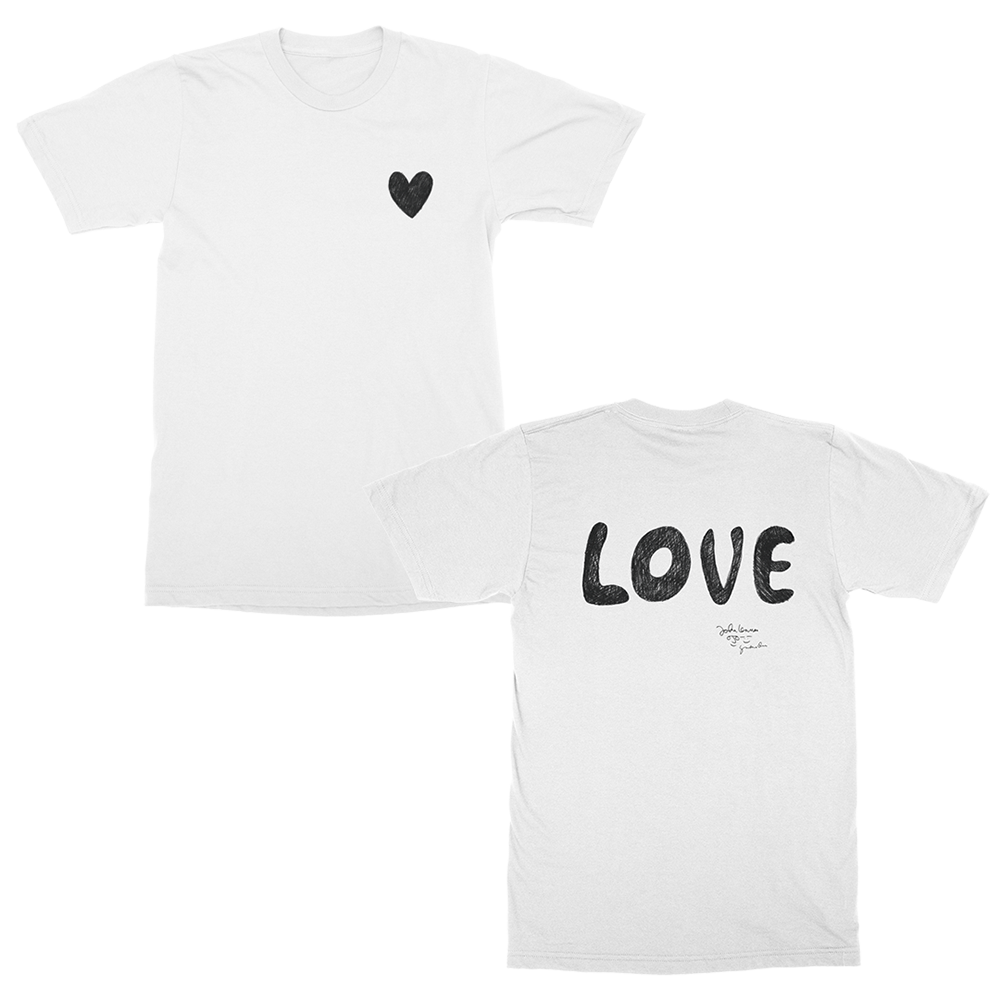 Love T-Shirt White Both