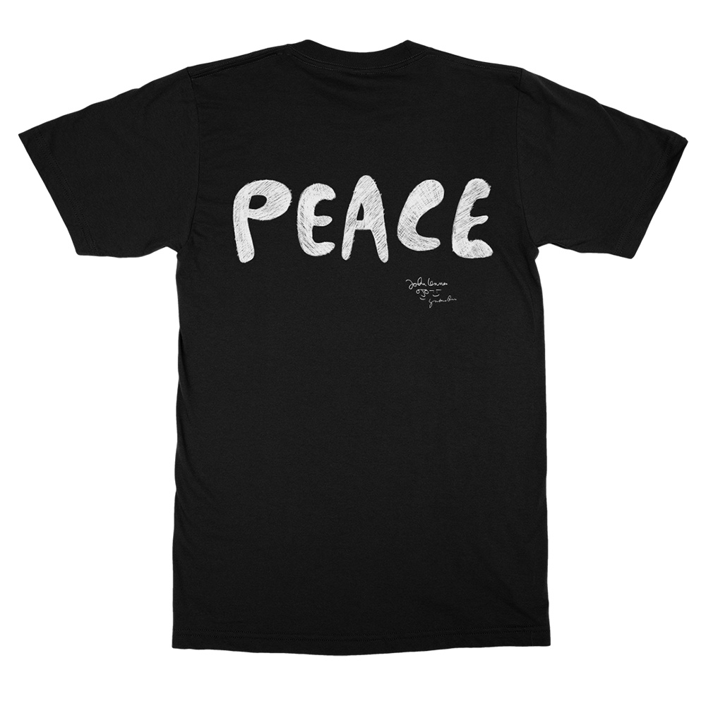 Peace T-Shirt Black Back
