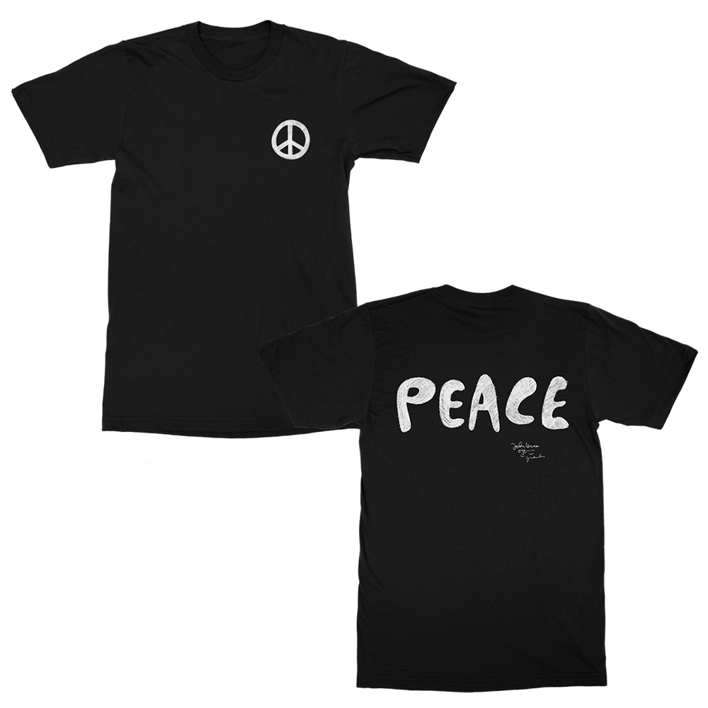 Peace T-Shirt Black Both