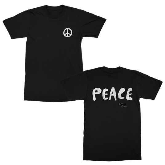 Peace T-Shirt Black Both