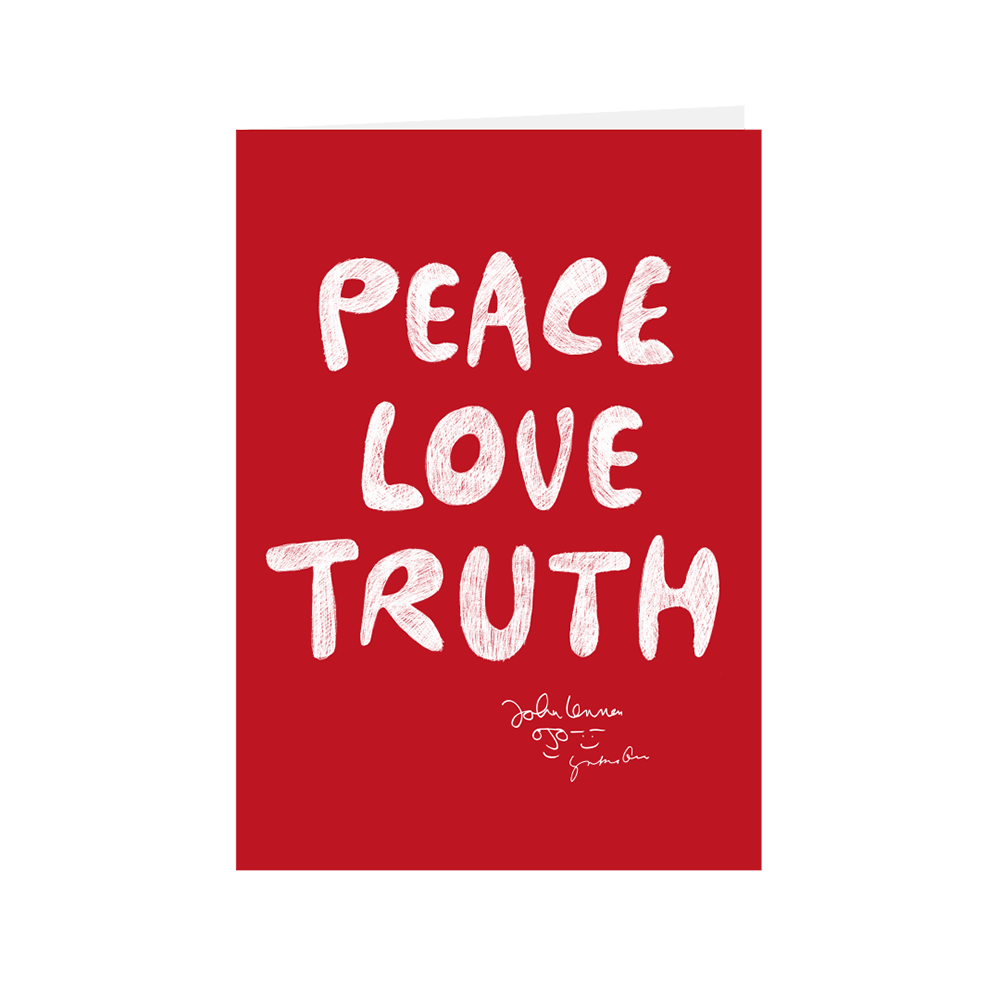 Peace Love Christmas Card Set Front